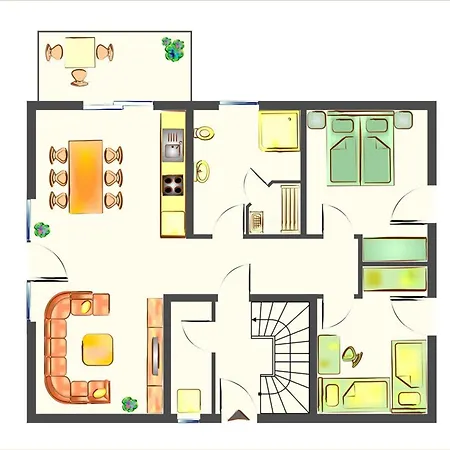 Sonneninsel Haus Abendrot Erdgeschoss Apartment *